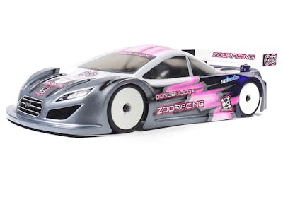 ZR 0005 07 ZooRacing DogsBollox 1 10 Touring Car Body